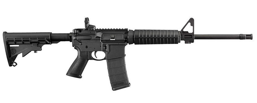 buy Ruger AR556 5.56 16.1 Black 6 Position Stock 30+1