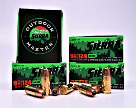 buy Sierra Ammo A812420 9mm 124gr JHP 20rd box online