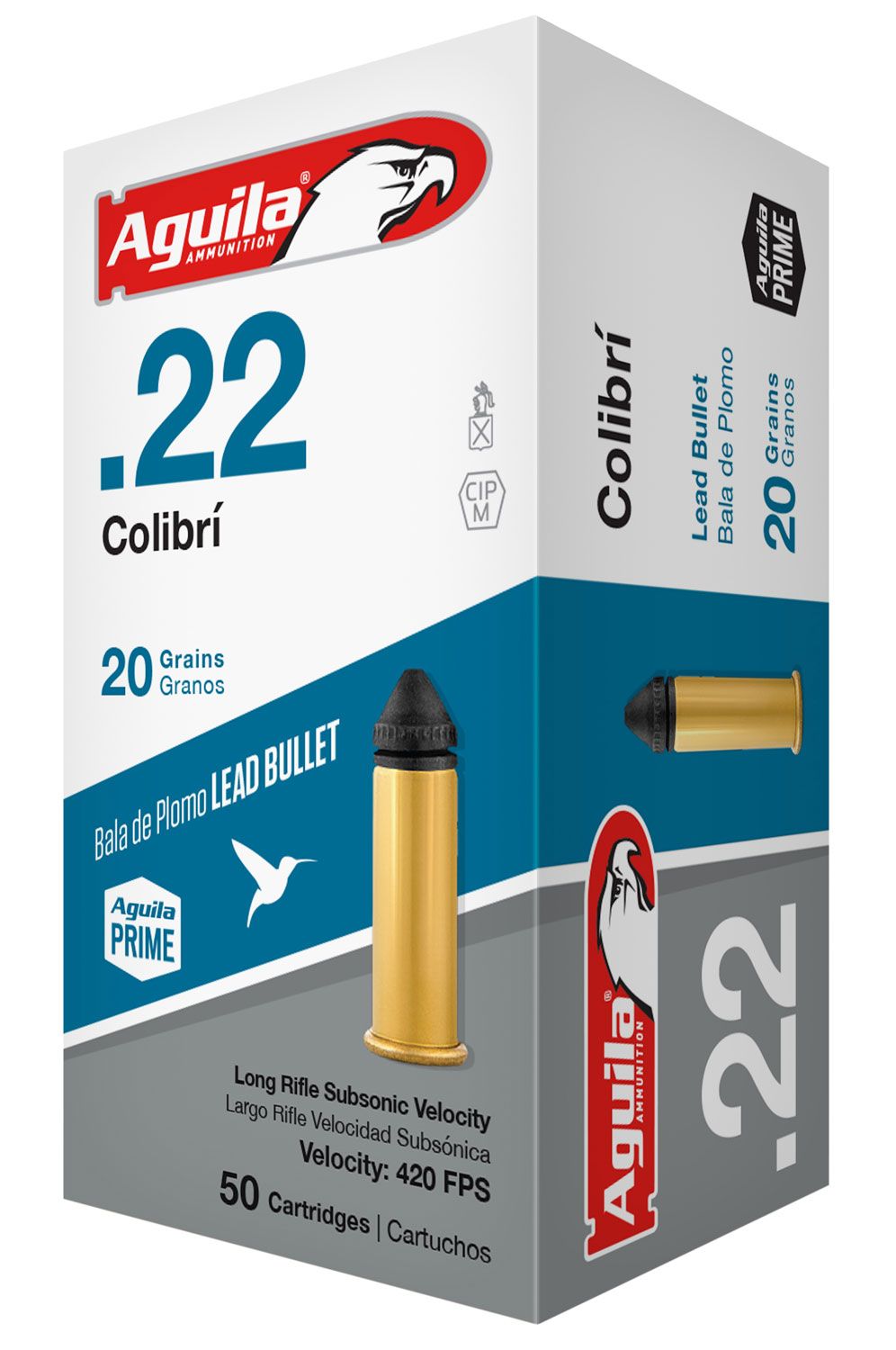 Buy AGUILA .22 LR COLIBRI 20GR LEAD RN 50rd box Online