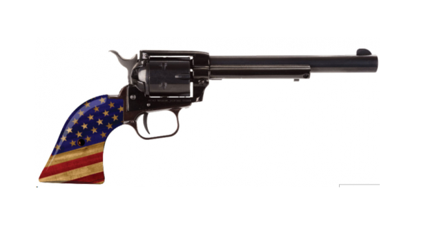 Buy Heritage Manufacturing Rough Rider .22 LR BK 6 1 2 6rd w Flag Grip Online