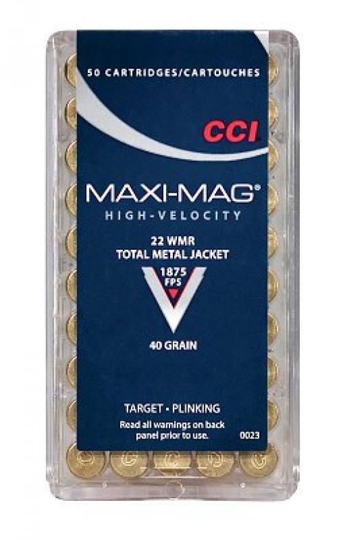 Buy CCI 22 Winchester Magnum Rimfire 40 Grain TMJ 50rd box Online