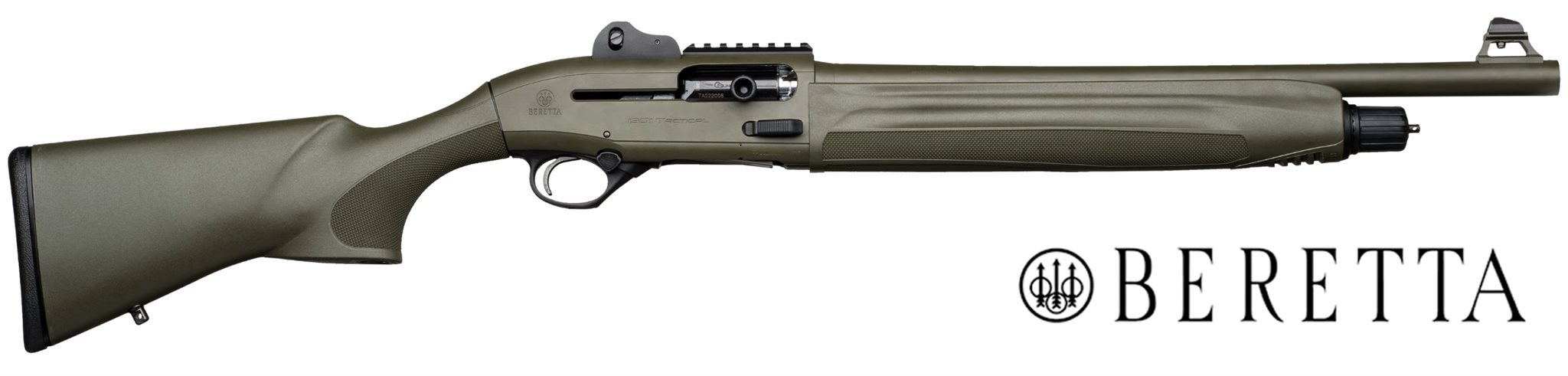 Beretta 1301 Tactical 12 Gauge Semi-Automatic Shotgun with OD Green Stock