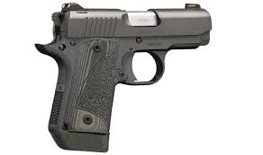 Kimber Micro 9 9mm Matte Black Carry Conceal Pistol with Green Fiber-Optic Front Sight