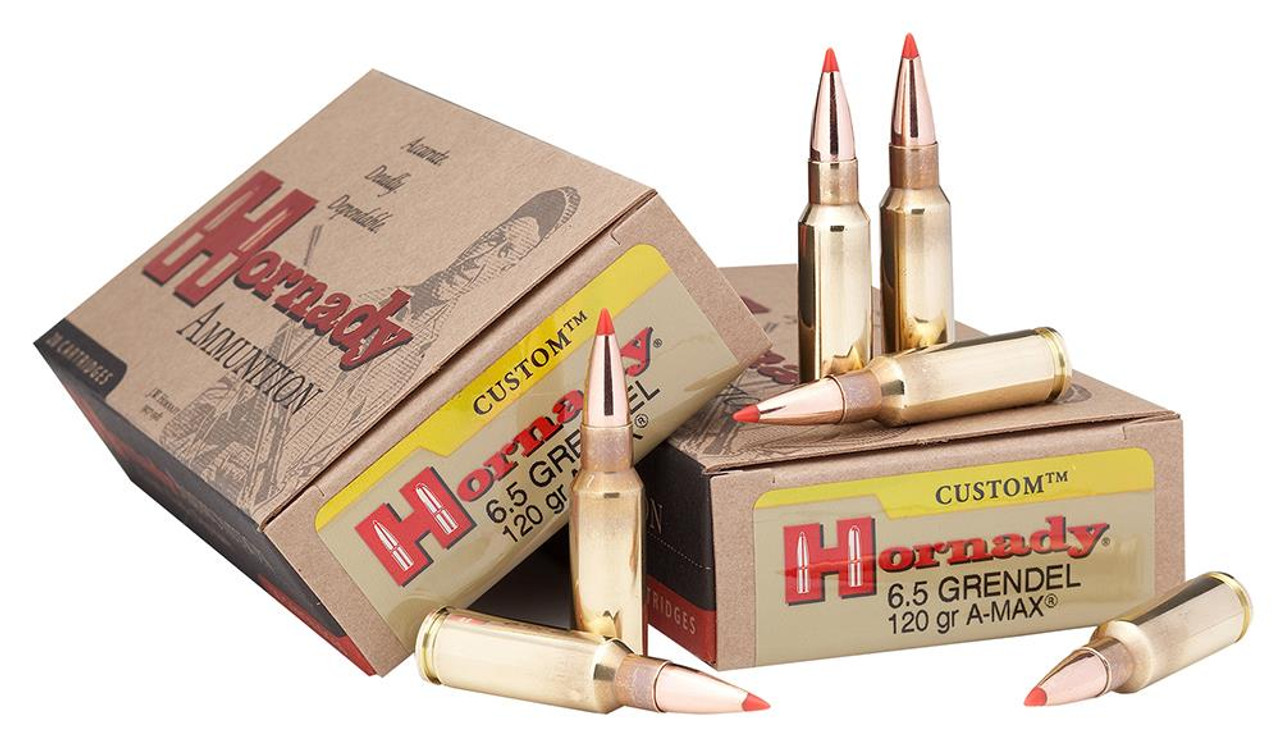 Hornady Custom Ammunition 6.5 Grendel 123 Grain SST Box of 20