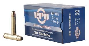 Prvi Partizan Ammunition 30 Carbine 110 Grain Soft Point Box of 50