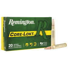 Remington Core-Lokt Ammunition 30-06 Springfield 180 Grain Core-Lokt Soft Point Box of 20