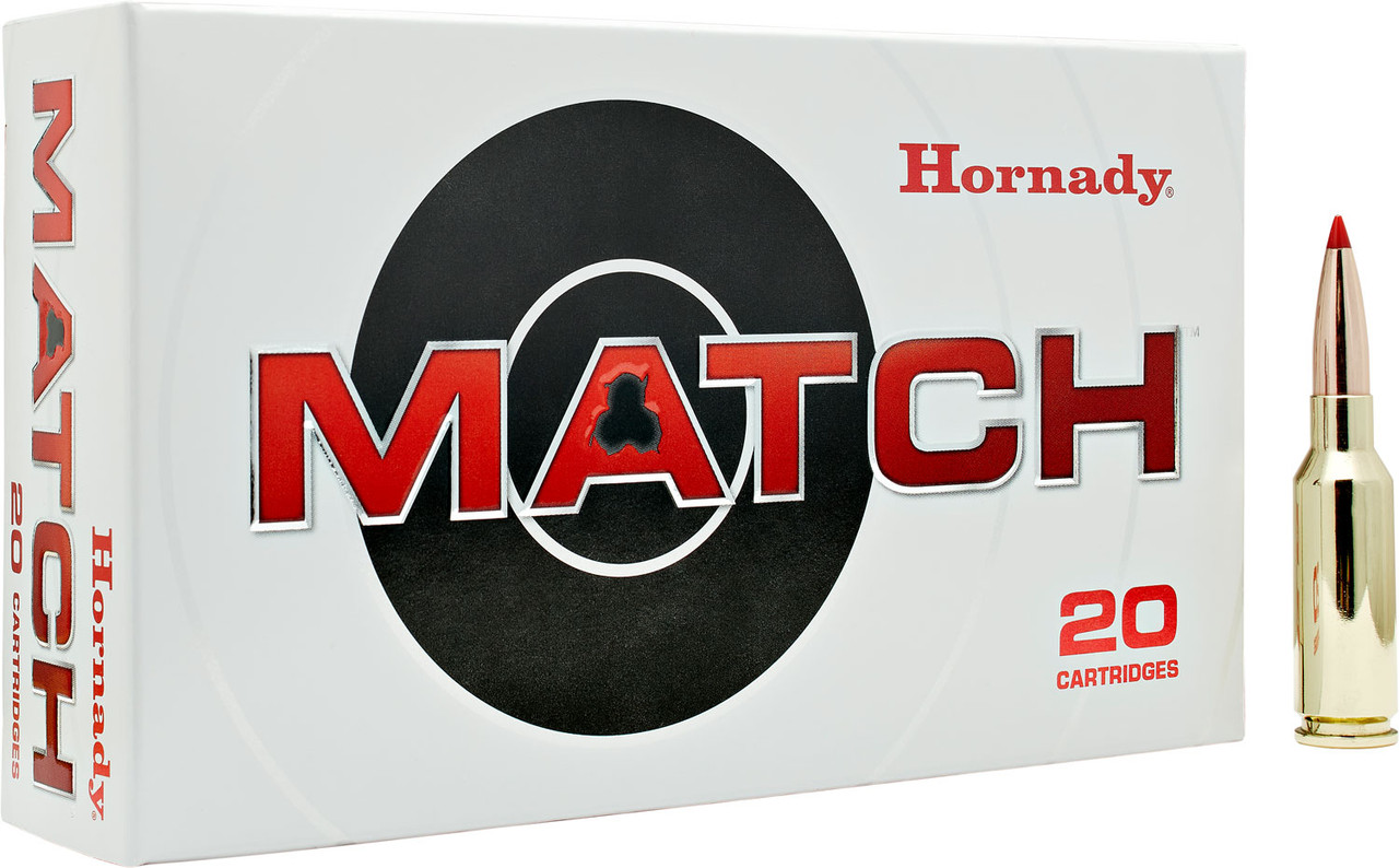 Hornady Match Ammunition 6mm ARC 108 Grain ELD Match Box of 20