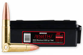 Stelth Ammunition 300 AAC Blackout 220 Grain Subsonic Total Metal Jacket Ammo Can of 200