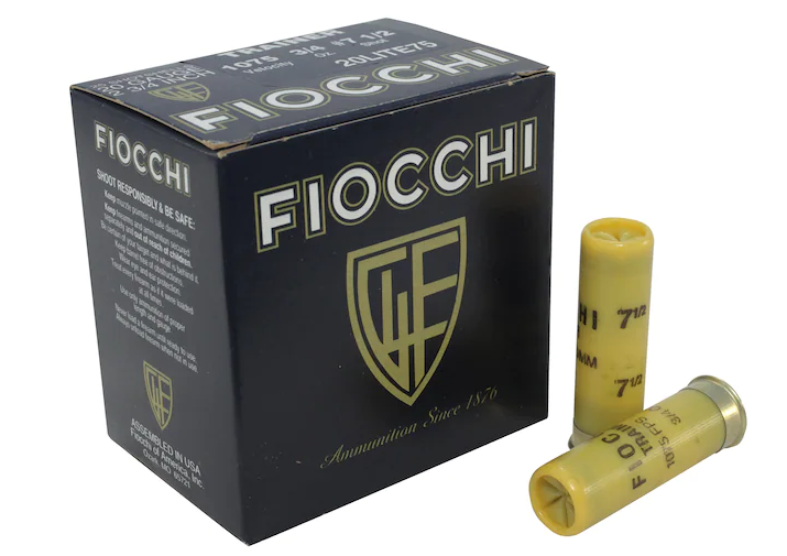 Fiocchi Exacta Superior Target Trainer Ammunition 20 Gauge 2-3/4" 3/4 oz #7-1/2 Shot