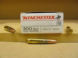 Winchester USA Ammunition 300 AAC Blackout 125 Grain Open Tip Range Box of 20