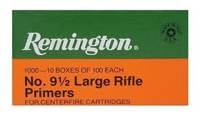 Remington Large Rifle Magnum Primers #9-1/2M Box of 1000 (10 Trays of 100)