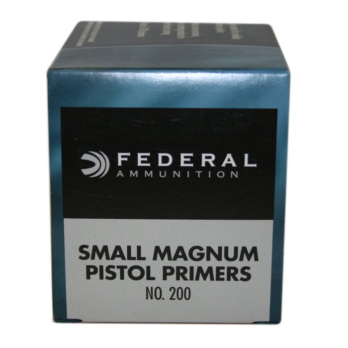 Federal Small Pistol Magnum Primers #200 Box of 1000 (10 Trays of 100)