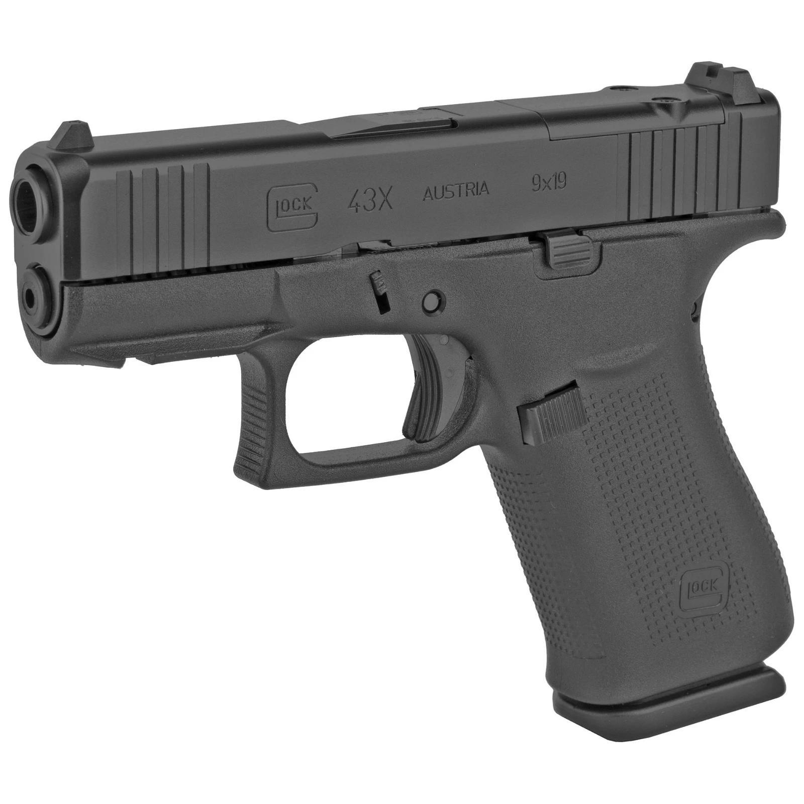 Glock 43X MOS TALO Semi-Automatic Pistol 9mm Luger 3.41" Barrel 10-Round Black with Shield Red Dot