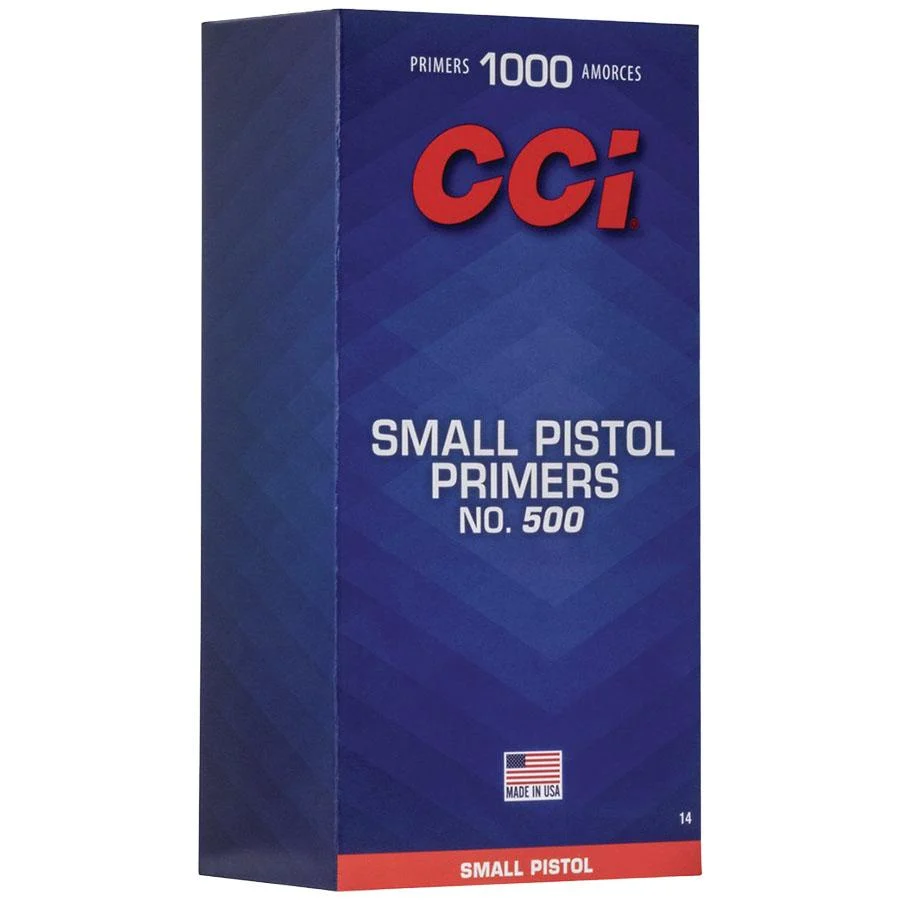 CCI Standard Primers #500 Small Pistol