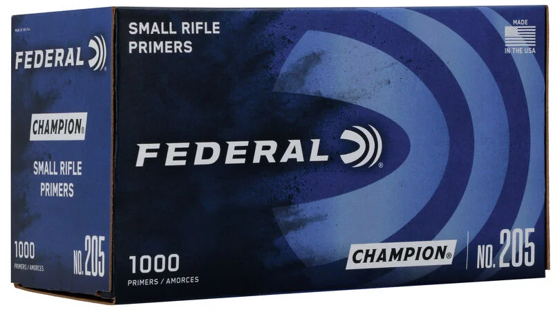 Federal Premium Champion Centerfire .205 Primers Small Rifle - 1000/ct