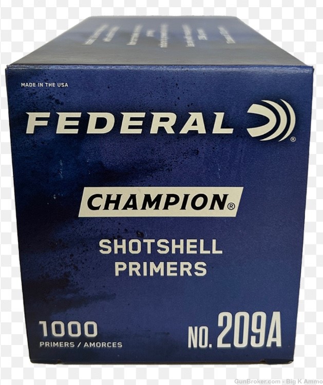 FEDERAL CHAMPION SHOTSHELL PRIMER 1000CT