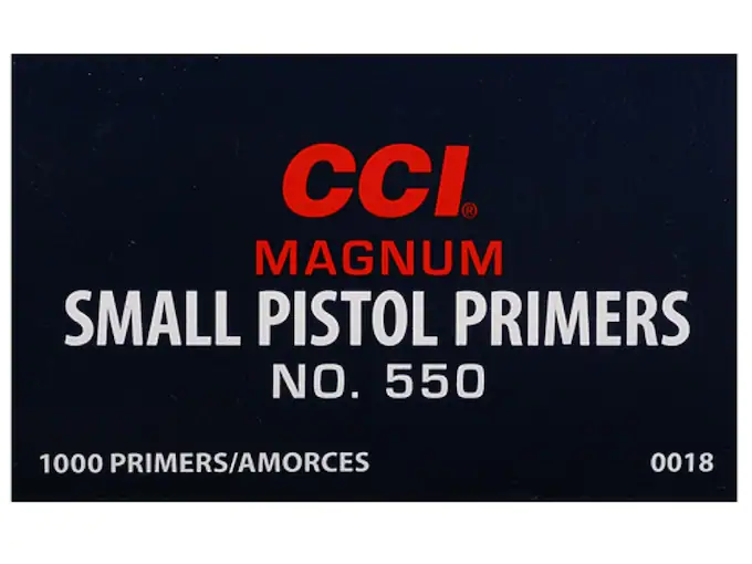 CCI Standard Primers #550 Mag Small Pistol