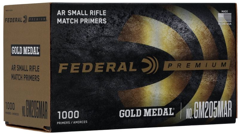 Federal Premium Gold Medal Centerfire Primers- AR Small Rifle Match