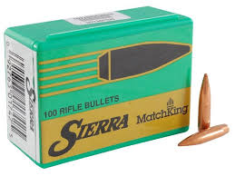 Sierra MatchKing Bullets 264 Caliber, 6.5mm (264 Diameter) 142 Grain Hollow Point Boat Tail