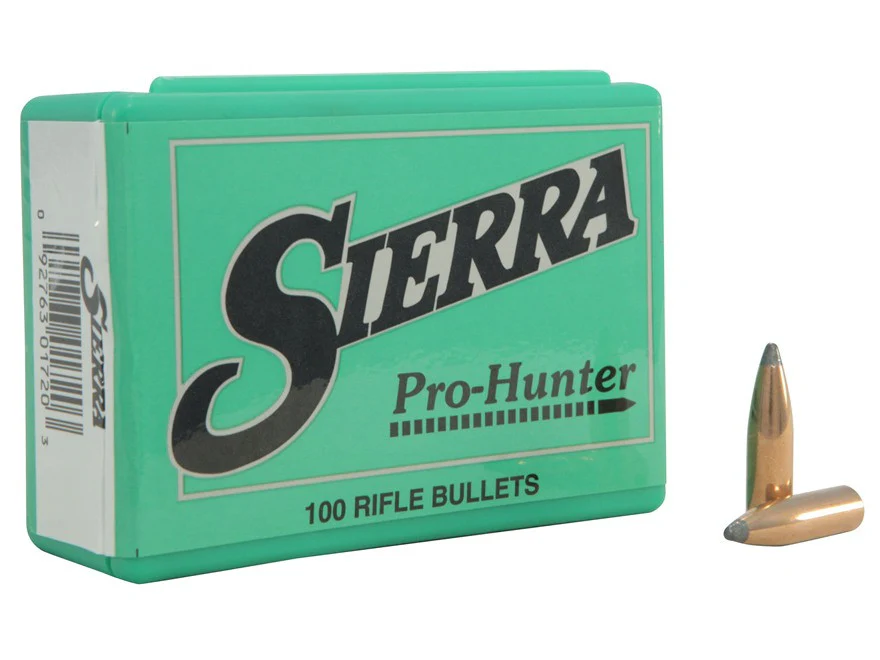 Sierra Pro-Hunter Bullets 264 Caliber, 6.5mm (264 Diameter) 120 Grain Spitzer Box of 100