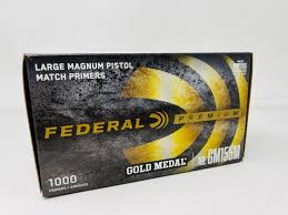 Federal Gold Medal Centerfire Large Magnum Pistol Match Primer .155 cal 1000/ct