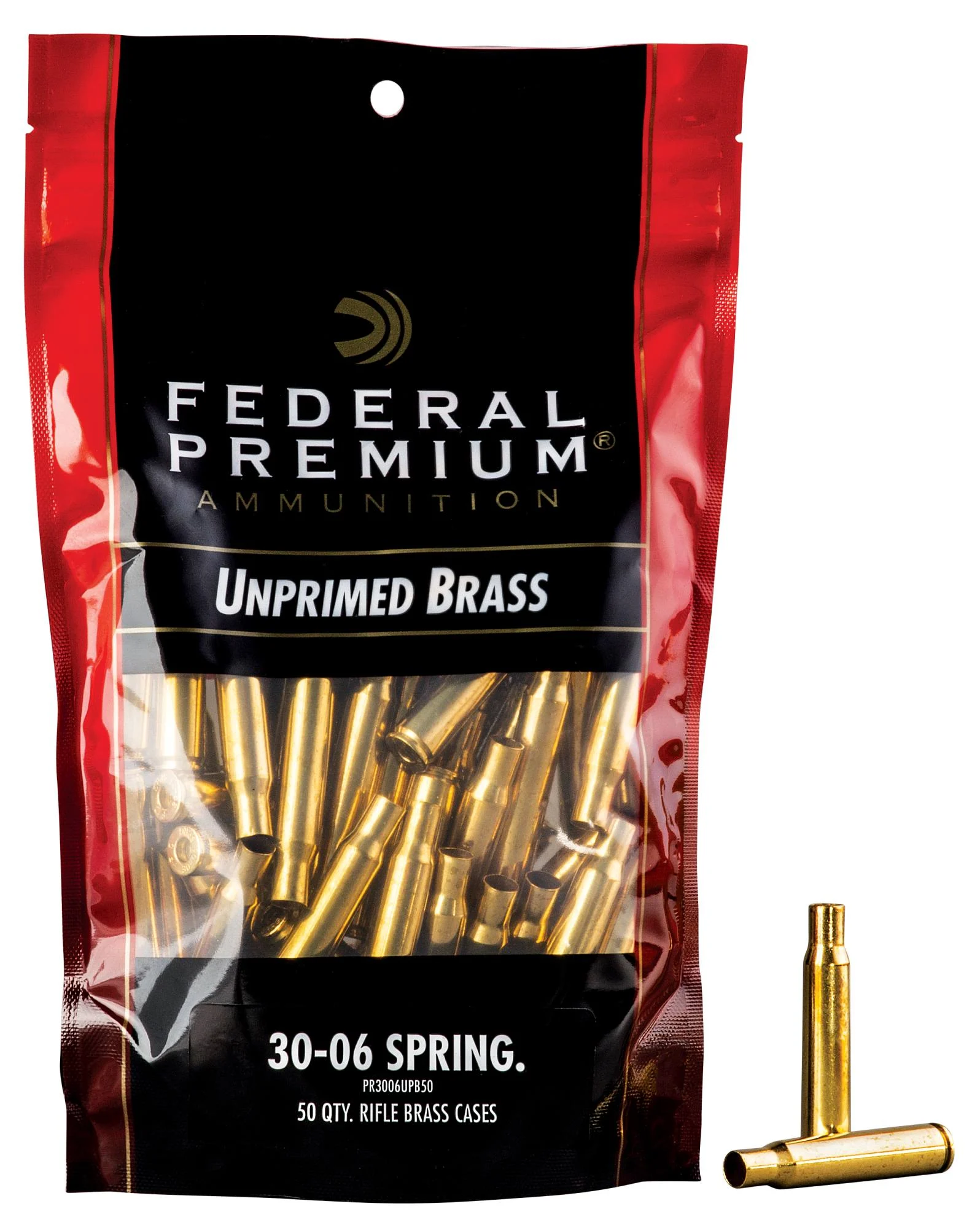 Gold Medal Rifle Brass 3006 Spr - Unprimed Bagged Brass