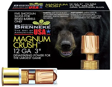 Brenneke Magnum Crush 12 ga 3" 1-1/2 oz Slug 5rd/Box