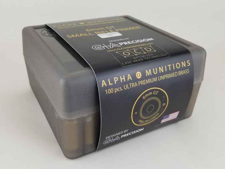 Alpha Munitions Brass 22 GT Box of 100